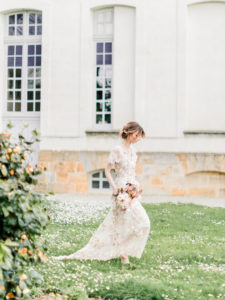 French chateau wedding Loire Valley florist