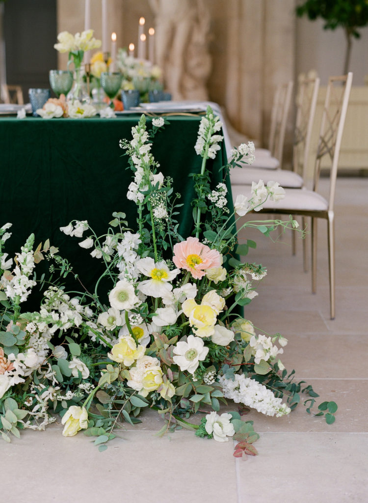 Chateau de Villette wedding florist Floraison