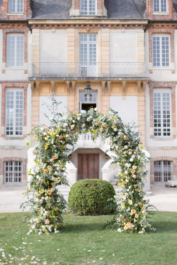 Chateau de bourron wedding florist