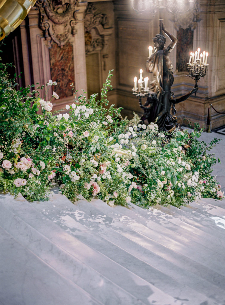 Opera Garnier wedding florist