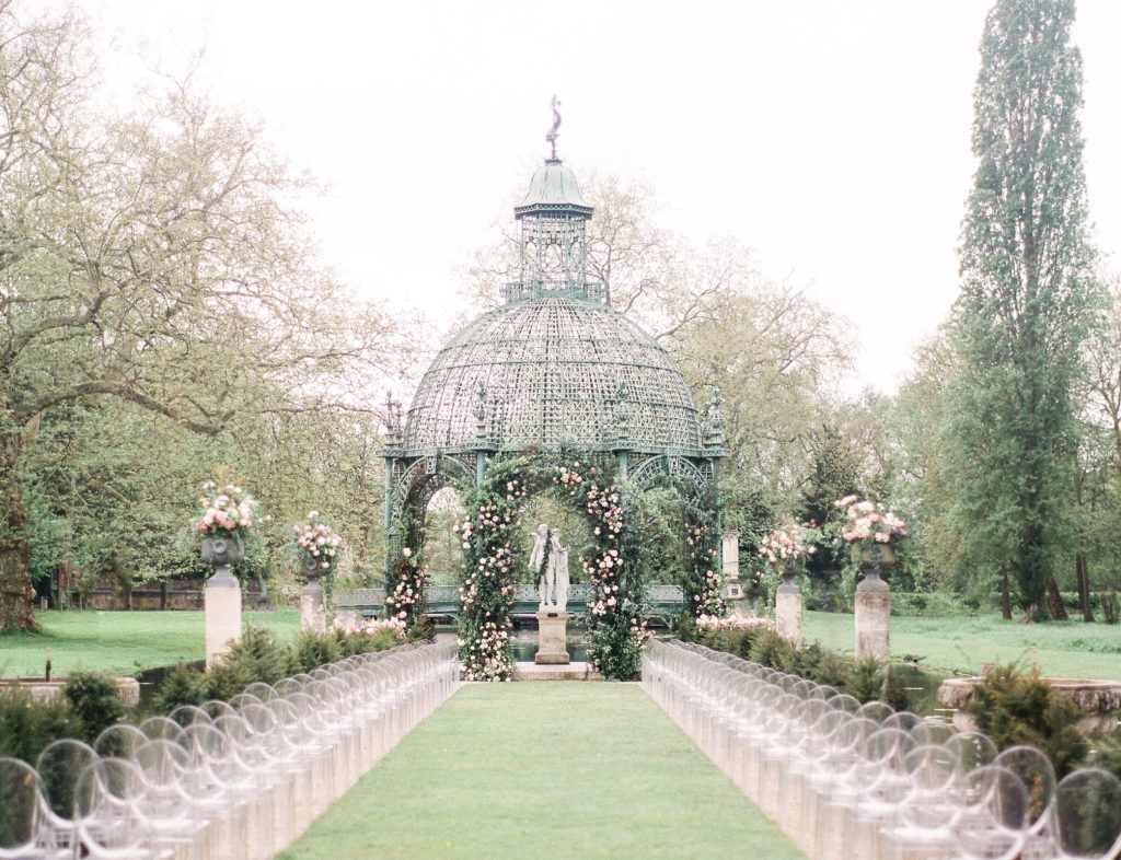 Chateau de Chantilly wedding florist