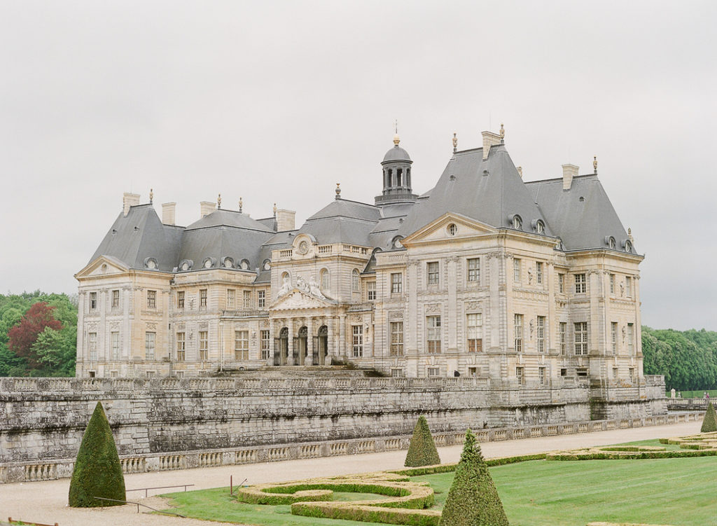 Chateau de Vaux le vicomte wedding